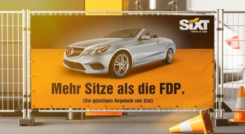 BANNERDRUCK | Ihre Werbung mit PVC- und Mesh-Bannern eindrucksvoll präsentieren